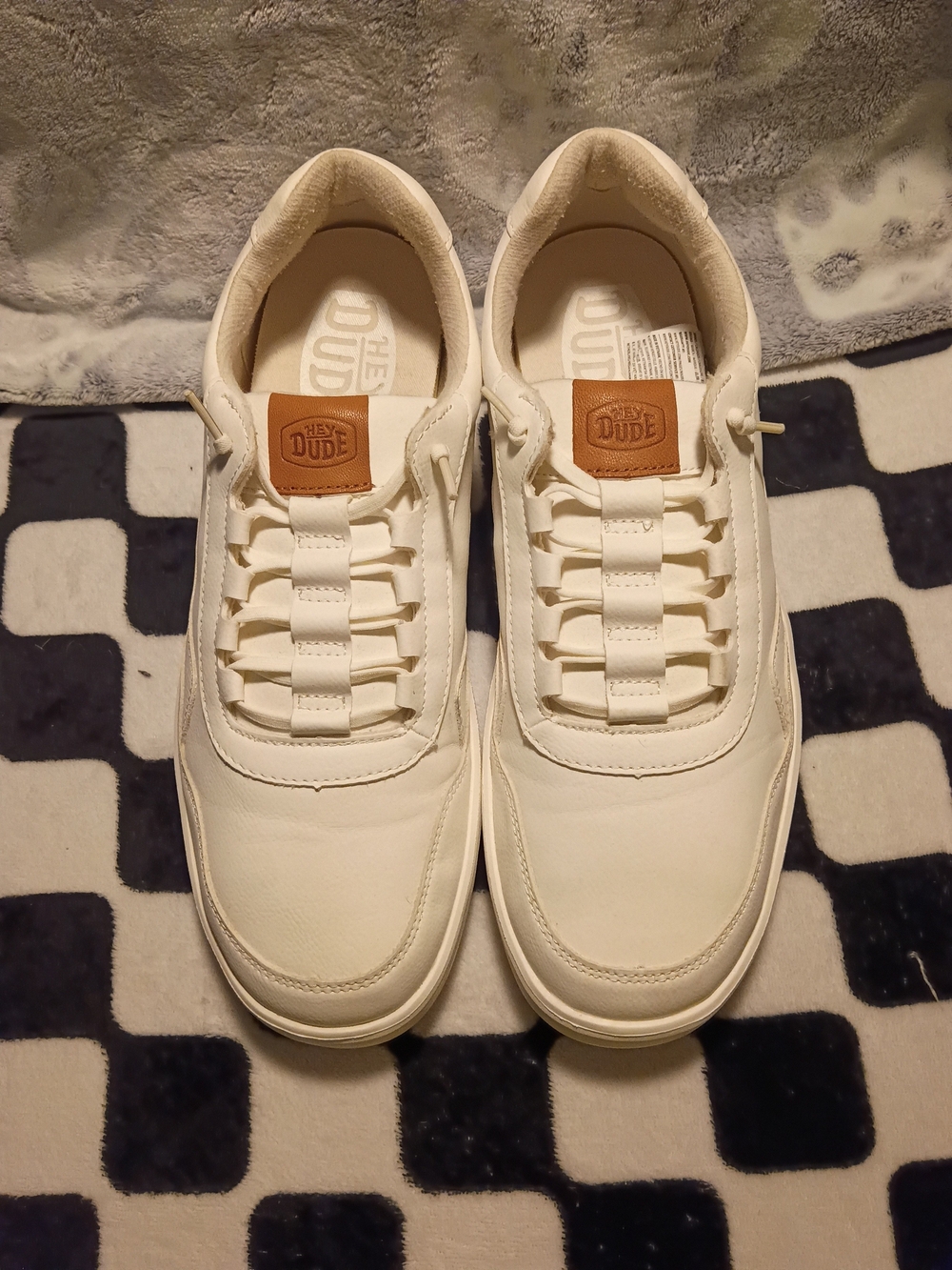 Hey Dude Men's White Casual Lace-Up Sneakers. 11M Worn 1x